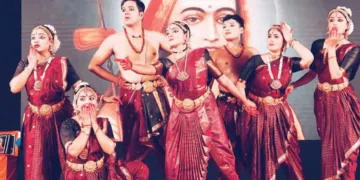 ഉജ്ജയിന്‍ നാരായണ്‍ ധാം ക്ഷേത്രത്തില്‍ ശ്രീകൃഷ്ണ പര്‍വ് 2026ല്‍ ഡോ. ഗൗരിപ്രിയയുടെ നേതൃത്വത്തില്‍ അവതരിപ്പിച്ച ഭരതനാട്യം