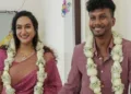 നടി നിലീന്‍ സാന്ദ്രയും സംവിധായകന്‍ ശ്യാമിന്‍ ഗിരീഷും