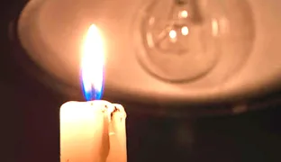 Blackout, electricity off, energy crisis or power outage, concept image.