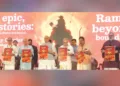 ആര്‍എസ്എസ് ശതാബ്ദിയുടെ ഭാഗമായി ജന്മഭൂമി പ്രസിദ്ധീകരിക്കുന്ന പ്രത്യേക പതിപ്പ് 'പ്രസര' യുടെ കവര്‍ ചിത്രത്തിന്റെ പ്രകാശനം രാമകഥാ കോണ്‍ക്ലേവ് ഉദ്ഘാടന വേദിയില്‍ കേന്ദ്രമന്ത്രി രാജ്‌നാഥ് സിങ് നിര്‍വഹിക്കുന്നു