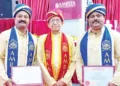 ഡോ. ഡി. എം. വാസുദേവനൊപ്പം ഡോ. രാജേഷും, ഡോ. രഞ്ജിത്ത് ശീലഭദ്രനും