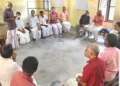 തപസ്യ സംസ്ഥാന പഠന ശിബിരത്തിന് മുന്നോടിയായി നടന്ന സംഘാടകസമിതി യോഗം സംസ്ഥാന ഉപാധ്യക്ഷന്‍ ആര്‍. പ്രസന്നകുമാര്‍ ഉദ്ഘാടനം ചെയ്യുന്നു