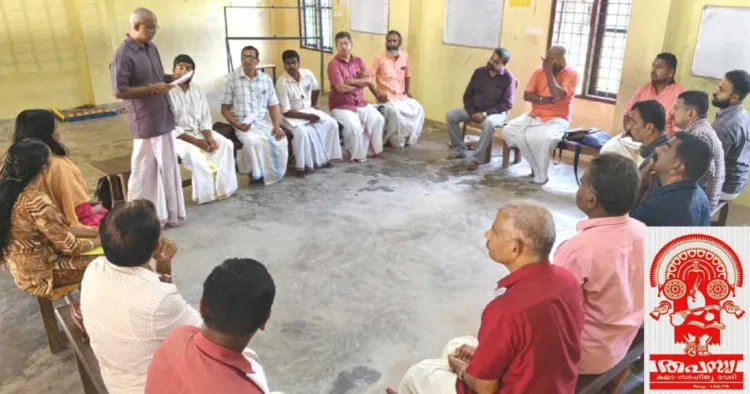 തപസ്യ സംസ്ഥാന പഠന ശിബിരത്തിന് മുന്നോടിയായി നടന്ന സംഘാടകസമിതി യോഗം സംസ്ഥാന ഉപാധ്യക്ഷന്‍ ആര്‍. പ്രസന്നകുമാര്‍ ഉദ്ഘാടനം ചെയ്യുന്നു