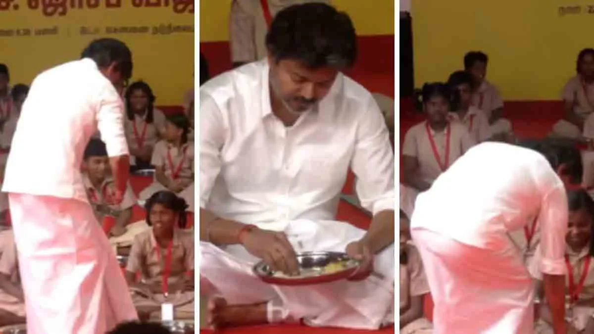 വിദ്യാർത്ഥികൾക്കൊപ്പം പ്രഭാതഭക്ഷണം കഴിച്ച് മുഖ്യമന്ത്രി വിജയ്; സൗജന്യ പ്രഭാതഭക്ഷണ പദ്ധതി വിപുലീകരിച്ച് തമിഴ്നാട്