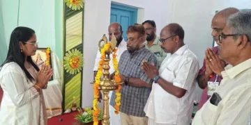 തപസ്യ പഠന ശിബിരം സംസ്ഥാന അധ്യക്ഷന്‍ പി. വിജയകൃഷ്ണന്‍ ഉദ്ഘാടനം ചെയ്യുന്നു