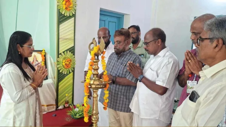 തപസ്യ പഠന ശിബിരം സംസ്ഥാന അധ്യക്ഷന് പി. വിജയകൃഷ്ണന് ഉദ്ഘാടനം ചെയ്യുന്നു