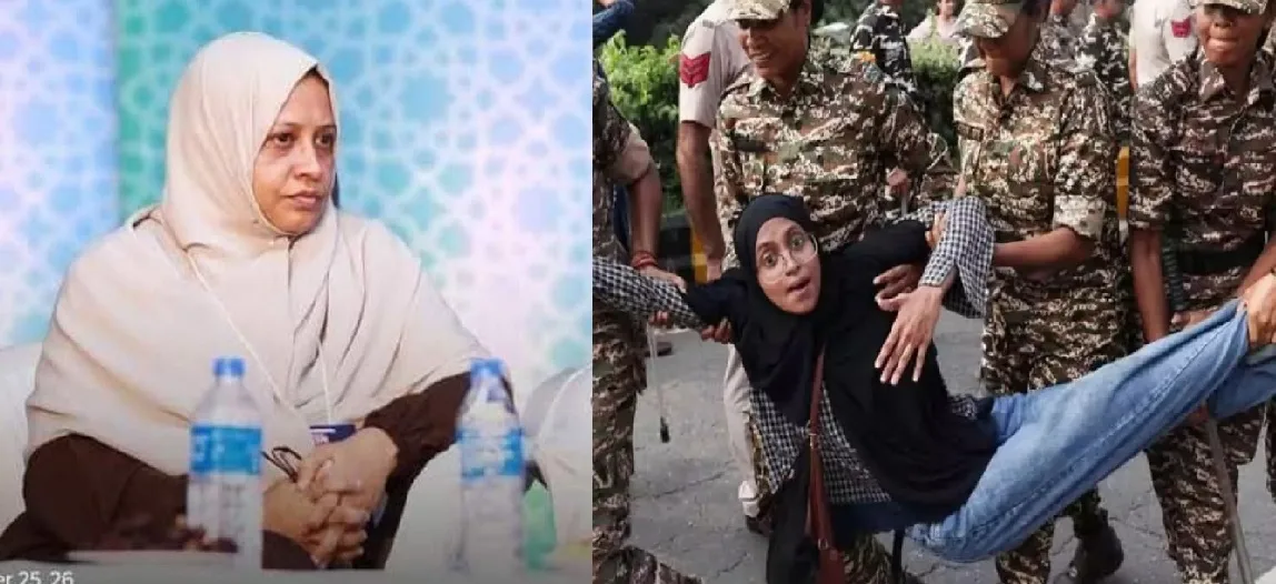 ഡൽഹി പൊലീസ് അറസ്റ്റ് ചെയ്ത ഫൈഫയോട് ഒരിഞ്ച് പിന്നോട്ട് പോകരുതെന്ന് ഉമ്മ സാജിത ; രാജ്യത്തിനെതിരെ കലാപം നടത്താൻ മക്കളെയും ഇറക്കി ജമാത്തെ ഇസ്ലാമി