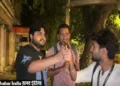 ഖബര്‍ ഇന്ത്യടിവിയുടെ ലേഖകനോട് തട്ടിക്കയറുന്ന സിജെപിഗുണ്ട