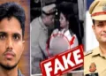 മാധ്യമപ്രവര്‍ത്തകനായി ചമഞ്ഞ് സിജെപി സമരത്തില്‍ ദല്‍ഹി പൊലീസുദ്യോഗസ്ഥന്‍ മാധ്യമപ്രവര്‍ത്തകയോട് അപമര്യാദയായി പെരുമാറിയെന്ന രീതിയില്‍ വ്യാജ വീഡിയോ സൃഷ്ടിച്ച നദീം അഹമ്മദ് അമീന്‍ (ഇടത്ത്) വ്യാജവീഡിയോയുടെ ദൃശ്യം (നടുവില്‍) ദല്‍ഹി പൊലീസ് ഉദ്യോഗസ്ഥന്‍ വിവേക് ഭഗത് (വലത്ത്)