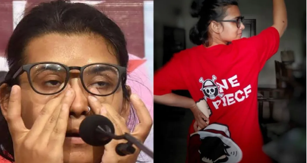 നേപ്പാൾ കലാപകാരികൾ ധരിച്ച ‘ജോളി റോജർ’ ടീ-ഷർട്ടുമായി നേഹ ബോറ ; പ്രതിഷേധക്കാർ ഓടിയത് മസ്ജിദിനടുത്തേയ്ക്ക് ; നിർണ്ണായക വിവരങ്ങൾ പുറത്ത്