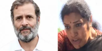 ആന്ധ്രയില്‍ നിന്നുള്ള ബിജെപി ലോക്സഭാ എംപി പുരന്ദേശ്വരി(വലത്ത്)