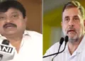 തെലുങ്കാന ബിജെപി അധ്യക്ഷന്‍ രാമചന്ദര്‍ റാവു (ഇടത്ത്)