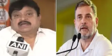 തെലുങ്കാന ബിജെപി അധ്യക്ഷന്‍ രാമചന്ദര്‍ റാവു (ഇടത്ത്)