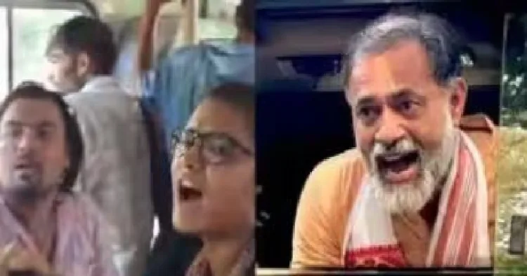 യോഗേന്ദ്രയാദവ് (വലത്ത്) നേഹ ബോറ (ഇടത്ത്)
